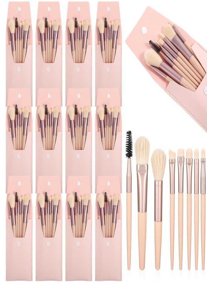 Telooco 12 Sets Travel Size Makeup Brushes Set Mini Face Make up Brushes Brushes Bag for Makeup Party Favors Wedding Bridal Shower Bridesmaid Gift Favors Bachelorette Party Gift - Image 1